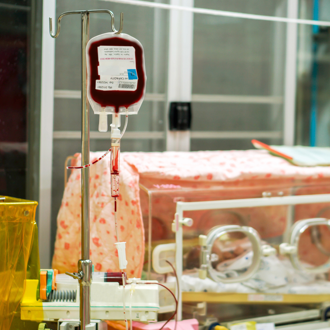 Blood transfusion for newborn babies
